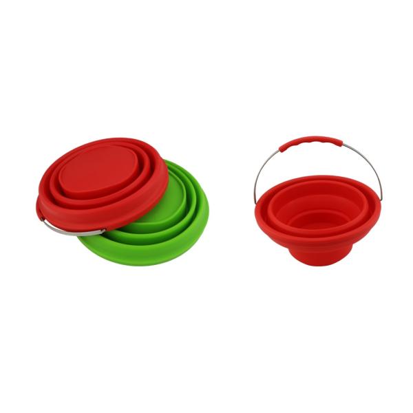 silicone bucket ,silicone foldable bucket