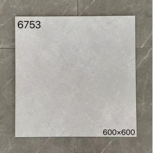 Patterned Marble Ceramic Tile Porcelain Floor 600x600 Stain Resistance