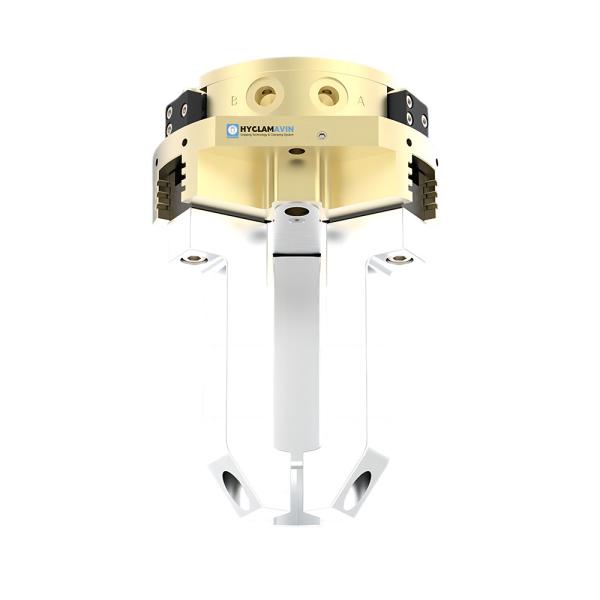 Precision Lubrication Three Jaw Gripper 200N Aluminum Alloy Robot Tooling And