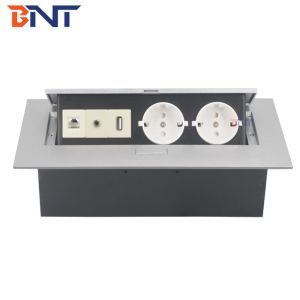 conceal style with EU standard power plug table pop up power outlet