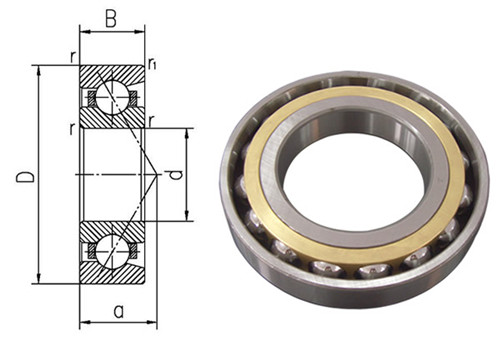 Angular contact ball bearings SF5235PX1 thrust bearing 260x330x35mm