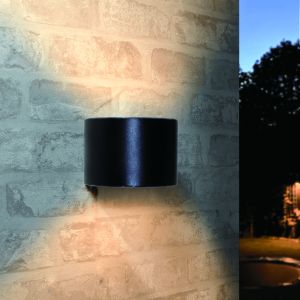 Outdoor Concise Solar Up Down Wall Lights SMD LED 1200mAh For Garden