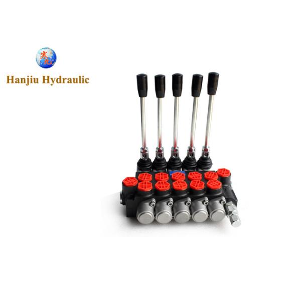 Quality 5bank Hydraulic Valve 40Liters Car Transports Monoblock Valve For Car Carrier Trailer wholesale
