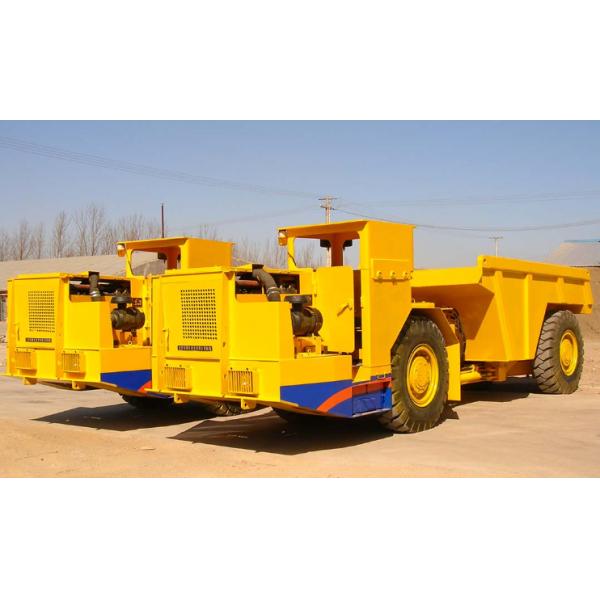 Yellow 6CBM Underground Mining Machines For Railways Construction