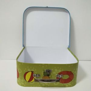 Cute Baby 28*18*8cm Dimension Cardboard Suitcase Box