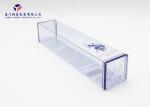 Easily Assembled Clear PVC Hard Plastic Box Packaging With Hang Strip On Top