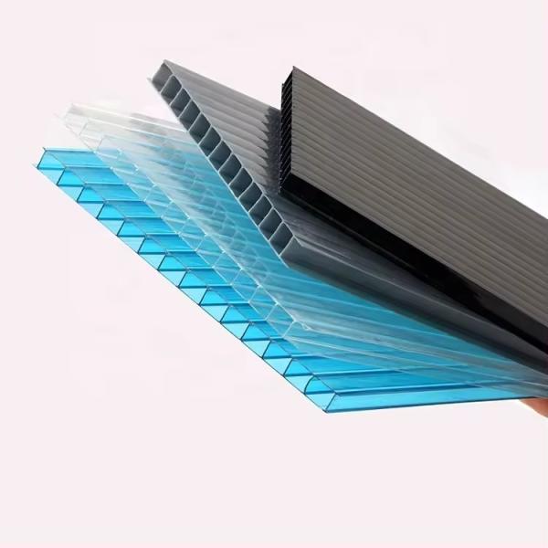 8MM 10MM 12MM Polycarbonate Cellular Roof Panel Material Transparent Polycarbona