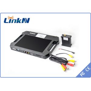 Cheap Police Video Receiver COFDM QPSK AES256 Encryption H.264 with Display Battery Powered for sale