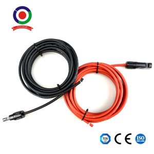 Solar Panel Connectors Work With DC To DC 6KV Extending Solar Panel Cable 12 AWG