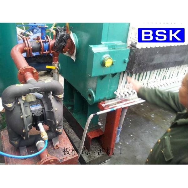 Non Leakage AODD Pump Air Operated Diaphragm Plate And Frame Filter Press