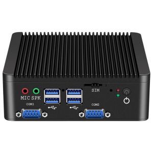 Intel Celeron J4105 Fanless Industrial PC With Dual LAN Dual COM Linux And DDR4