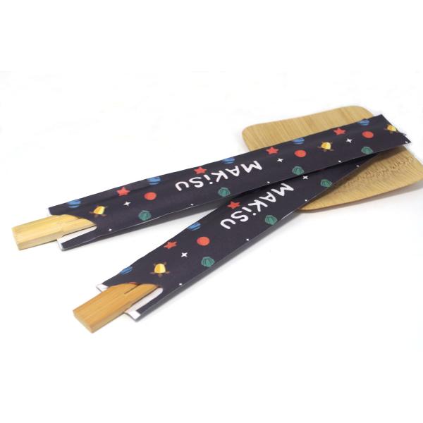 Quality Connected Disposable Bamboo Chopsticks 210*4.8mm In Sleeves wholesale
