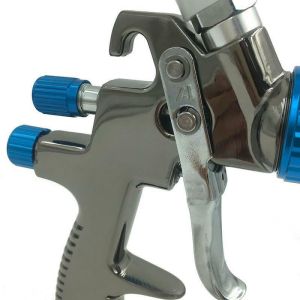 L.V.M.P. Air Gravity Spray Gun Feed New 1 Kit Auto Pressure Tools 600ml Plastic