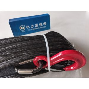 10mm UHMWPE Fiber Braided Synthetic Towing Winch Rope in Custom Color for