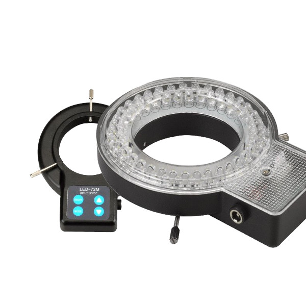 Quality Optical instruments microscope led ring light 4 sector control zone segment 10 step four zone wholesale