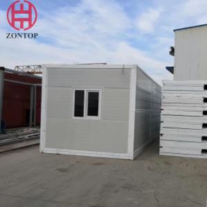 Cheap Zontop Economic Price Detachable Quick Build Living Space Modular House 20ft Prefab Bolt Container for sale