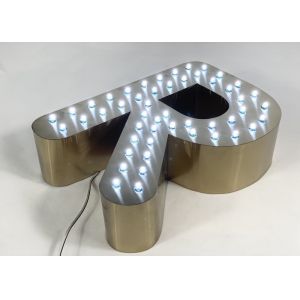 China Machine Making SS Coil Flat Metal Channel Letters 0.5 MM Thickness Weatherproof on sale