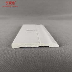 China 53mm*8mm Popular PVC Trim Moulding Decor For Hall Decoration on sale