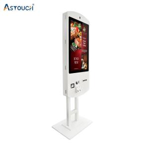 Cheap Efficient WiFi Self Ordering Kiosk Square With Touchscreen And High Security for sale