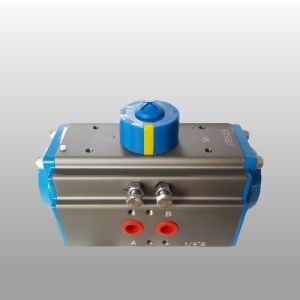 Cheap Rack And Pinion Type Actuator Double Effect Single Effect With Hard Anodizing Surface for sale