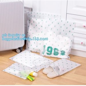 Slider Lock Zipper One Side Clear Plastic Bags Suppier For Underwear, Natural