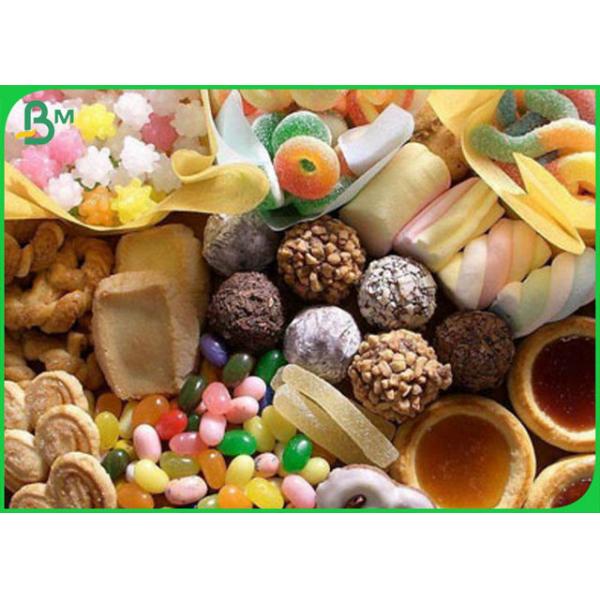 Greaseproof Food Grade Brown Kraft Paper With PE Coated For Making Paperbags