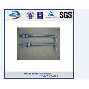 Plain / Black Anodize Hex Bolt And Nut / Train Bolt , Tensile Strength ≥800Mpa