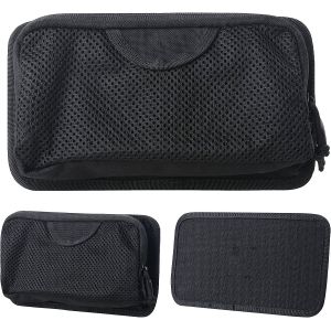 Tactical Mesh Zipper Pouch, Modular Insert Panel Organizer EDC Utility Storage