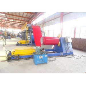 Manual Uncoiler Roll Forming Production Line , Sheet Metal Bending Tools