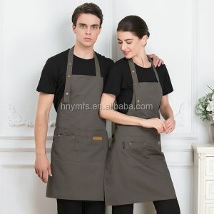 Custom Black Chef Work Uniform With Baking Adjustable For Adults