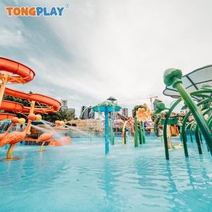 Fiberglass Adventure Island Lazy River Commercial Lazy River Water Park