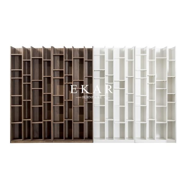 Quality High Quality Walnut Veneer Wooden Bookcase Bookshelf KSL-BK001 wholesale