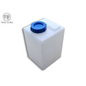 China 60 Litre Chemical Dosing Tank , Chemical Tank Agitator With Outlet Customized on sale