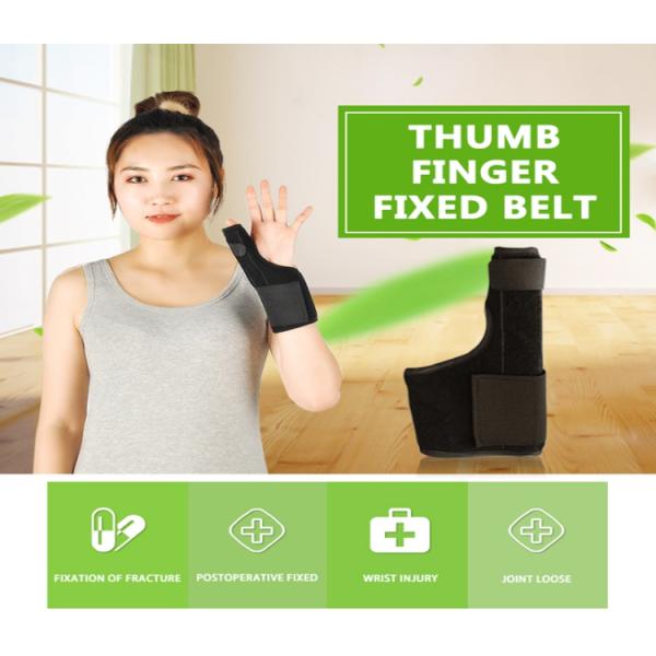 Black Orthopedic Rehabilitation Products Wrist And Thumb Splint Support Brace For Carpal Tunnel