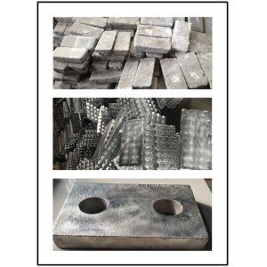 High Potential Extruded sacrificial anodes for cathodic protection ( CP )