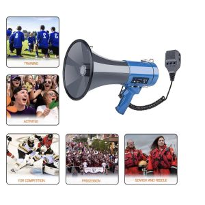 Customizable Military Megaphone With Bluetooth 8H Battery 155 X 255MM