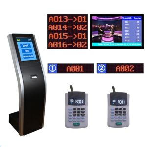 China Custom design bank service counter led number Queue Ticket Management Display Token Number Kiosk System on sale China Custom design bank service counter led number Queue Ticket Management Display Token Number Kiosk System on sale