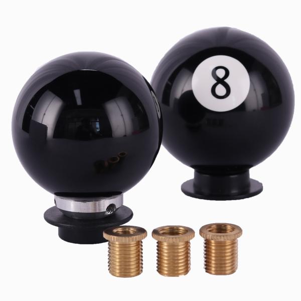 factory custom universal billiard black 8 high quality ball head car gear shift