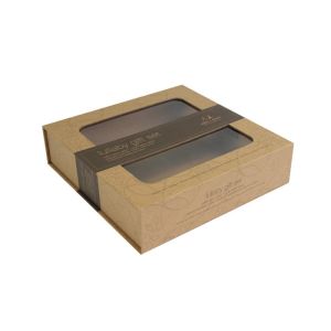 Creative Custom Printed Cosmetic Boxes , Retail Packaging Window Boxes 4*4*12cm