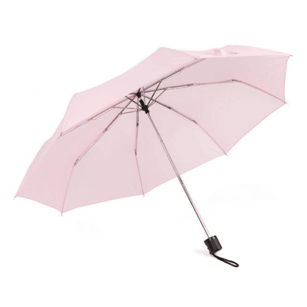 Quality Pink Personal Rain Manual Open Umbrella Zinic Plated Frame Super Mini Size wholesale