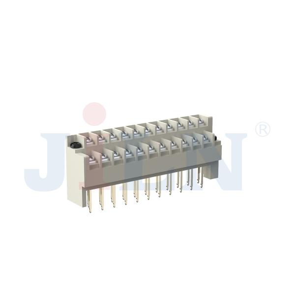 Quality M4.0 Steel 1.2Nm Screw PCB Terminal Block 300V 10A 50U" NI JL762D wholesale