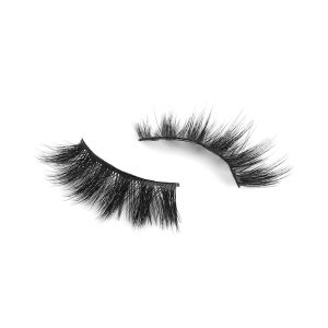 Natural Black Silk Strip Lashes , Handmade 3D Silk Lashes