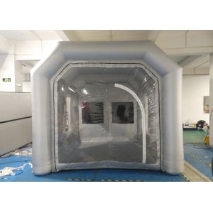 Mobile Inflatable Spray Booth 4 M * 3.4 M * 3 M For Car Spray Painting