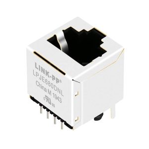 LPJE680DNL Without LED 8P8C Vertical RJ45 Modular Jack without Integrated