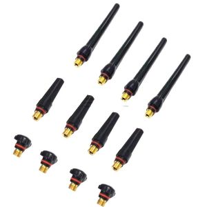 Cheap WP-17/18/26 Welding Torch Brass and Plastic 12pcs TIG Back Cap Kit 57Y02 57Y03 57Y04 for sale