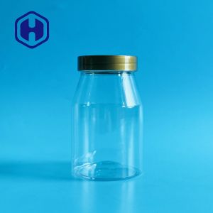 Biscuit Packaging Disposable Empty 16oz 470ml PET Jar Bottle
