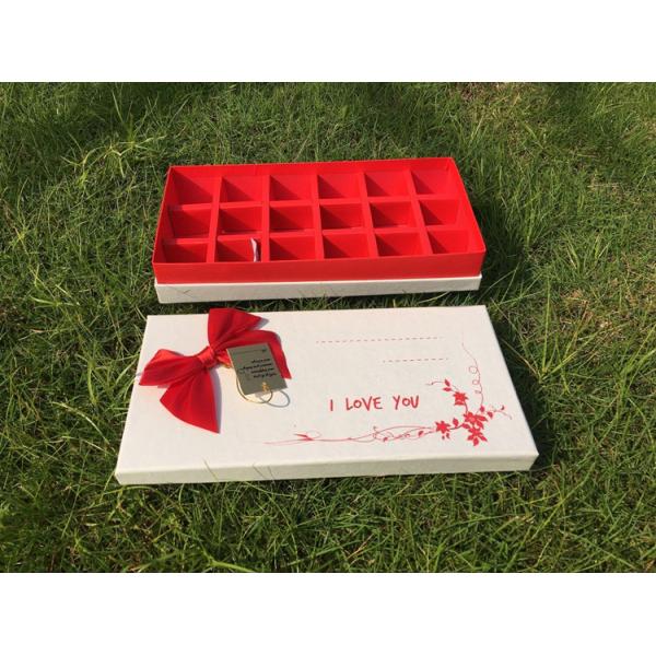 Customized Empty Rigid Paper Gift Box Chocolate Gift Box Packaging For Festival