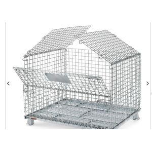 Customized Large Foldable 1500kg Wire Mesh Storage Cages Odm