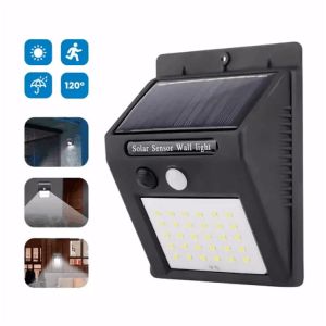 Aluminum LED Solar Sensor Wall Lights 4100K Weatherproof IP65
