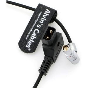 Alvin's Cables Flexible Power Cable For RED Komodo Camera Rotatable Right Angle